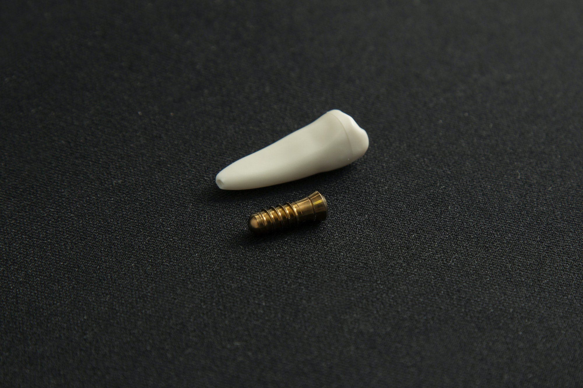 Closeup of screw for dental implant